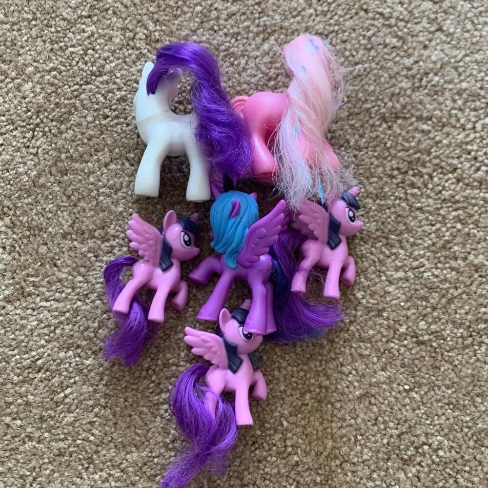 My Little Pony lot of 6 McDonald's figures twilight sparkle Luna rarity pinkie